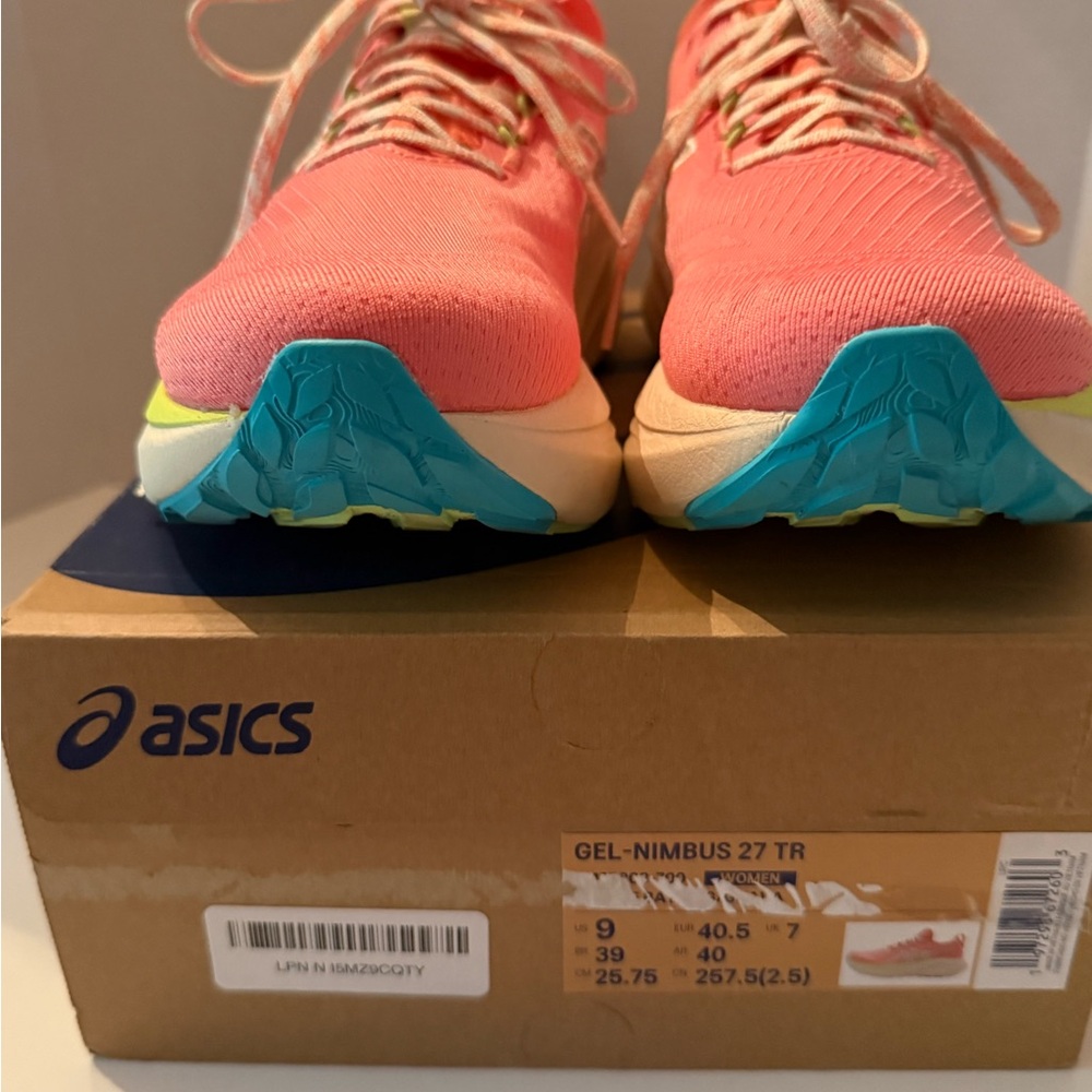 Asics Gel Nimbus 27 Tr Guava  Running Shoes Women’s 9